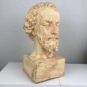 Vintage Greco Plaster Bust 14"‎